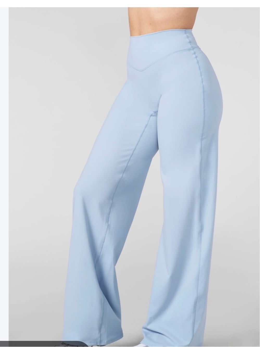 aerie Sky Blue High-Rise Wide Leg Pants
